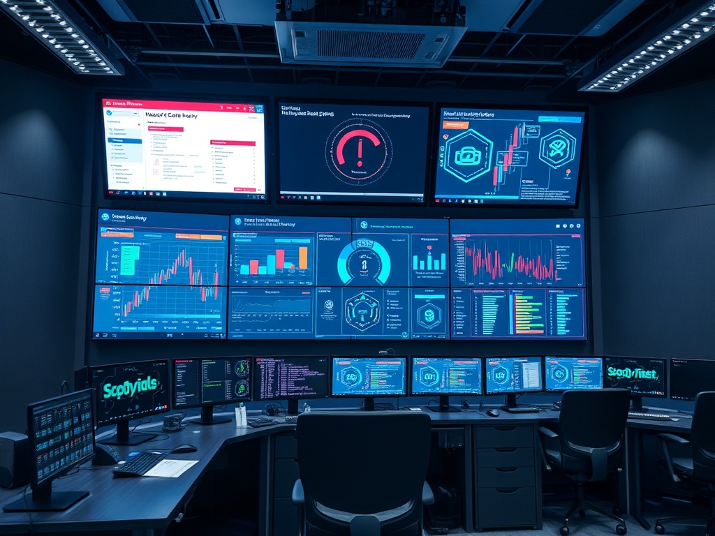 Network security monitoring dashboard